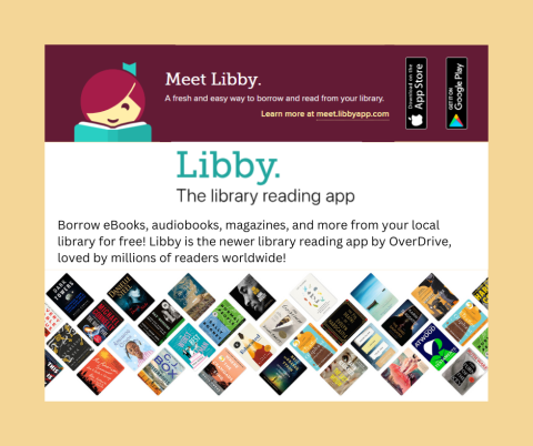 Read with Libby Borrow eBooks, audiobooks, magazines, and more from your local library for free! Libby is the newer library reading app by OverDrive, loved by millions of readers worldwide!