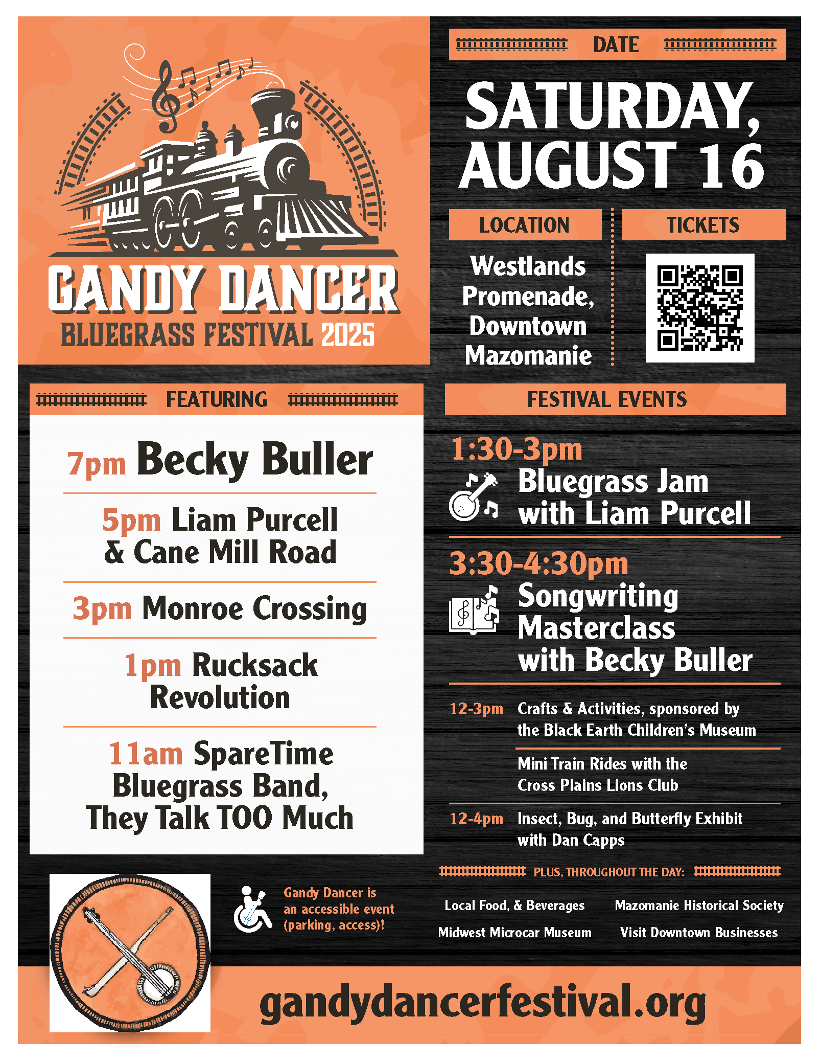 Gandy Dancer Fest 2025 band lineup