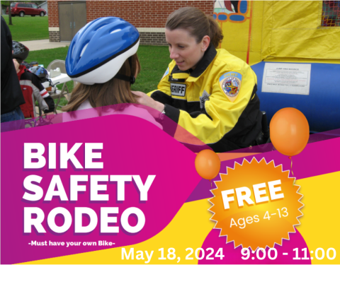 Bicycle Bike Safety Rodeo Kids Children Helmet Library Traffic Road Rules Smart