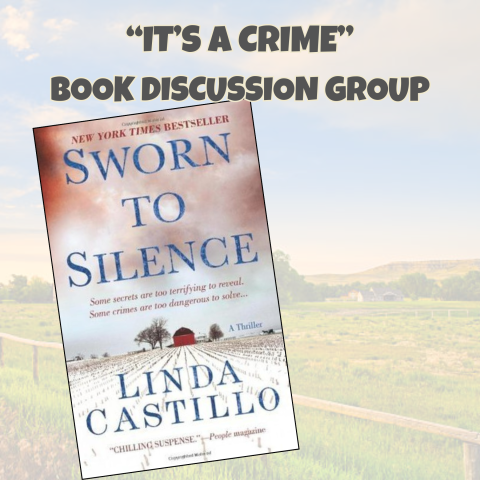 Mystery book group Sworn to Silence by Linda Castillo