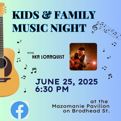 Mazomanie Library Kids & Family Music Night Ken Lonnquist