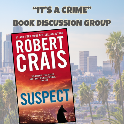 Mystery Book Group, Suspect by Robert Crais