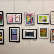 Wisconsin Heights student art display, Grades K thru 12.