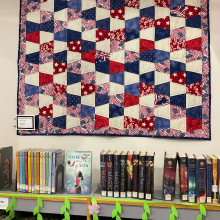 Mazomanie Free Library "Tumbler" Quilt Exhibit