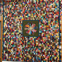 Mazomanie Free Library "Tumbler" Quilt Exhibit